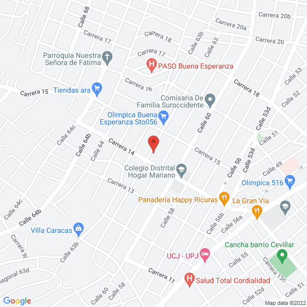 Map of Aqua Salud