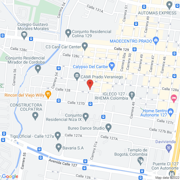 Mapa de Artesanias El Baulito