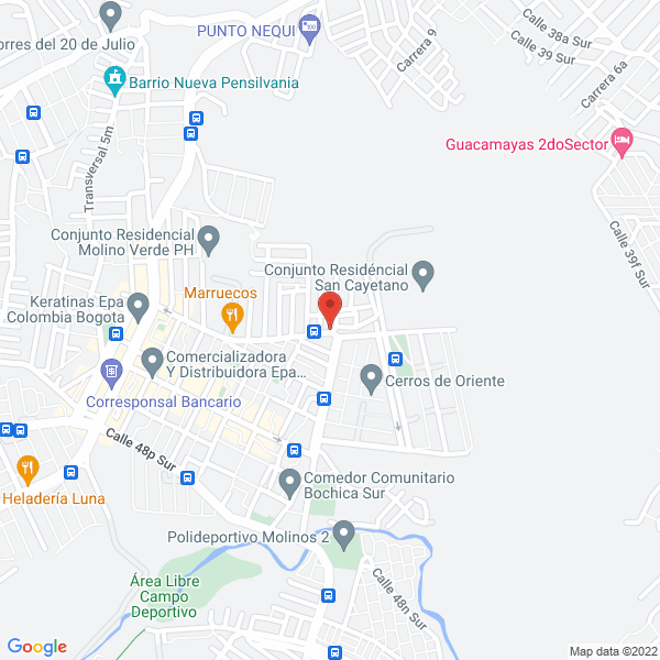 Mapa de Artecg Ltda.