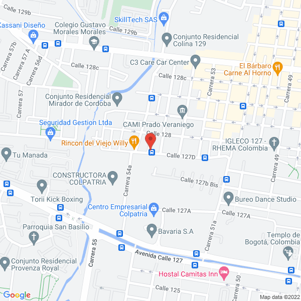 Mapa de Artecniautos Ltda.