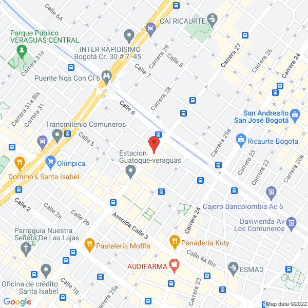 Mapa de Auto Radio Jr.