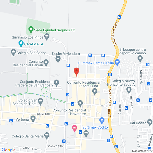 Mapa de Arias & Asociados Ltda.