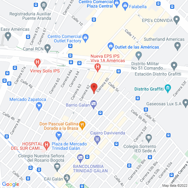 Mapa de Axa Publicidad Ltda.