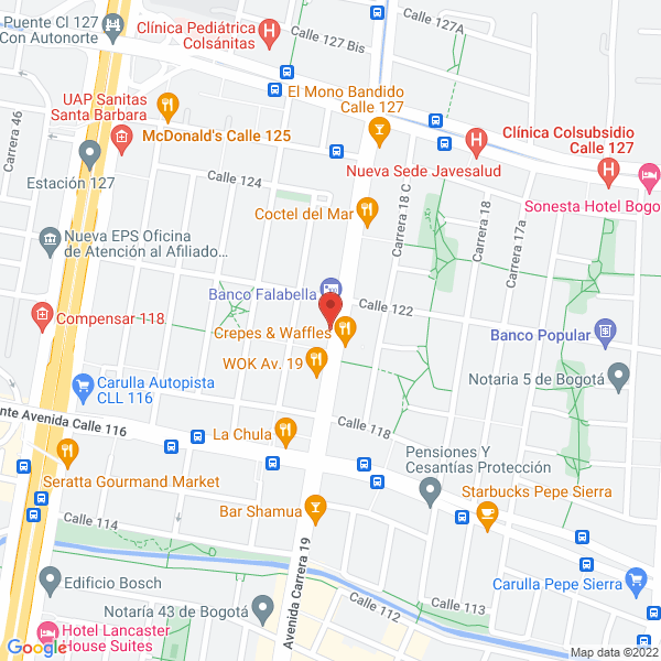 Mapa de Asesoría Y Servicios Inversiones Inmobiliarias Integrales S.A.S.