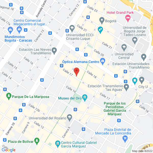 Mapa de Asochocol