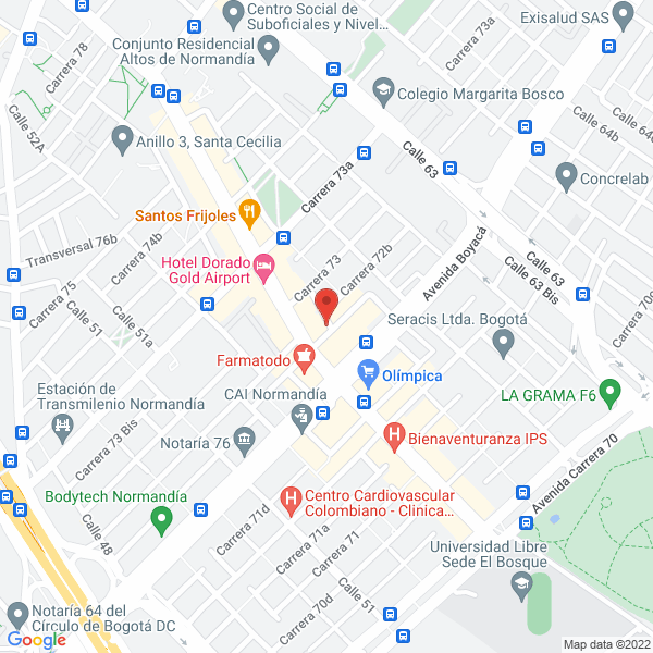 Mapa de Azul Estudio