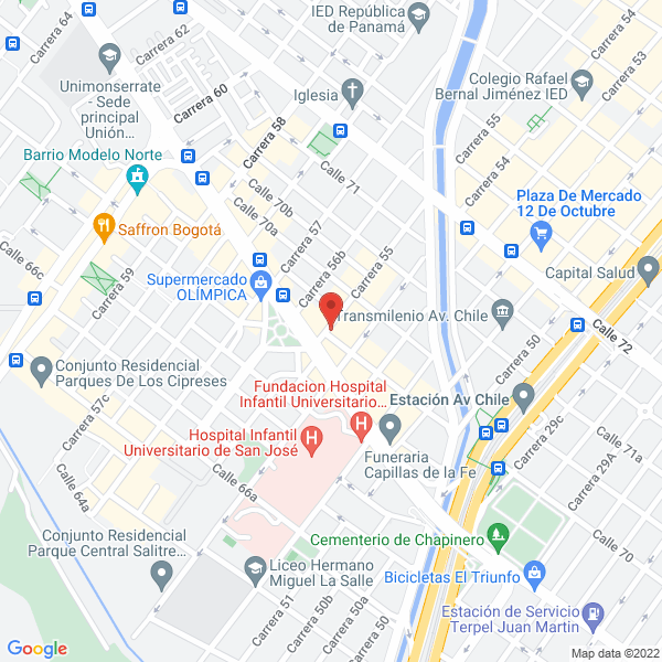 Mapa de B & Cingenieria Ltda.