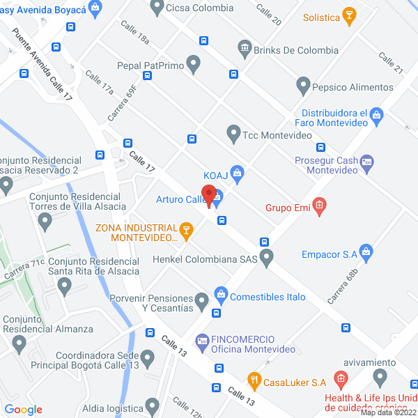 Mapa de Baena Mora Y Cía