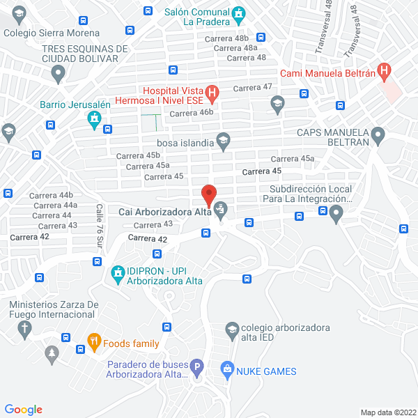 Mapa de Asoproden