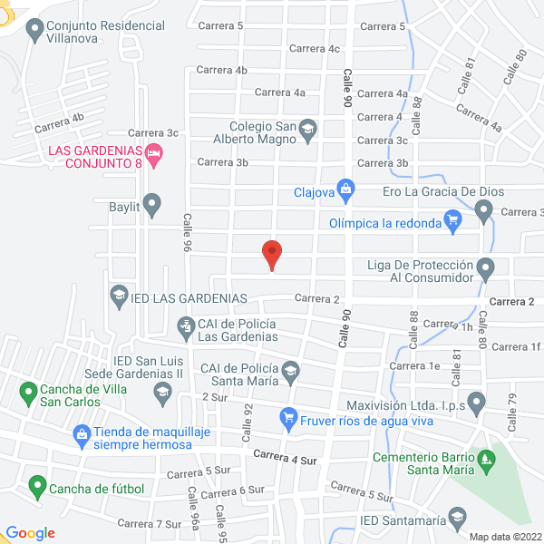 Map of Begin S.A.S.