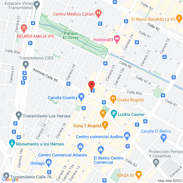 Mapa de Bejarano Y Asociados Ltda.