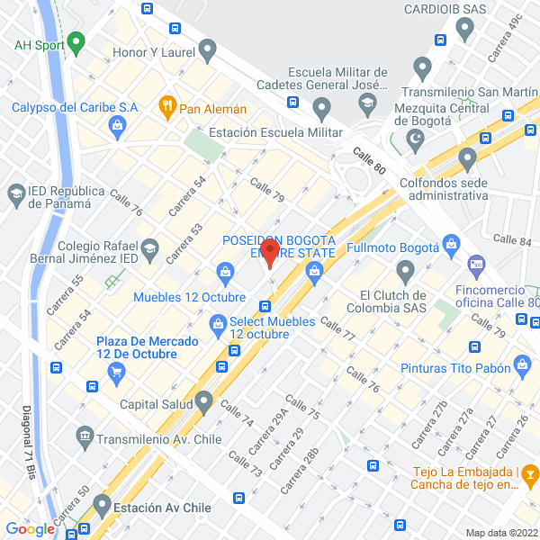 Mapa de Artesa Muebles