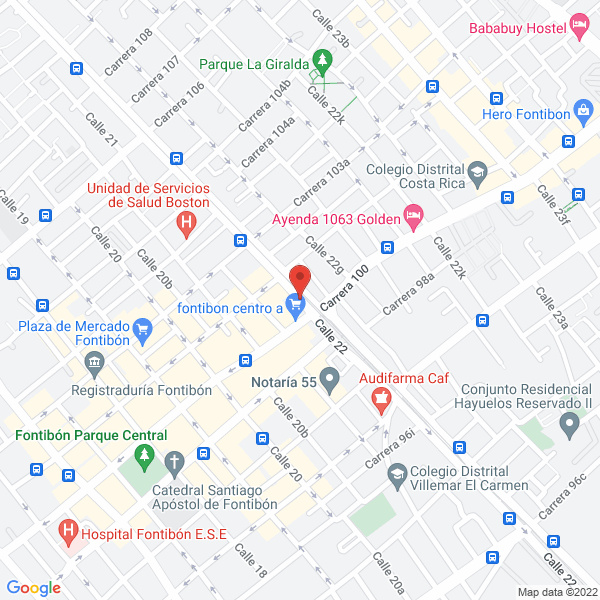 Mapa de Auto Repuestos Bastidas