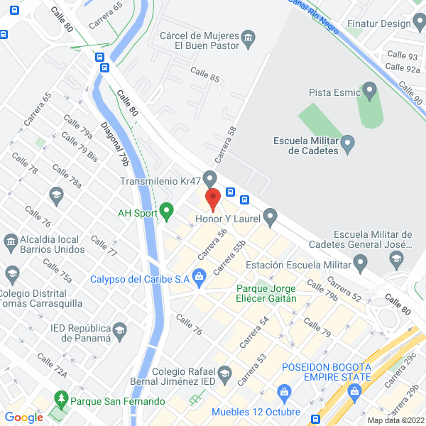 Mapa de Autos La 80