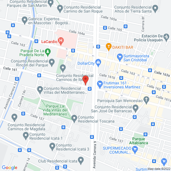 Mapa de Autoservicio Calderón O.C