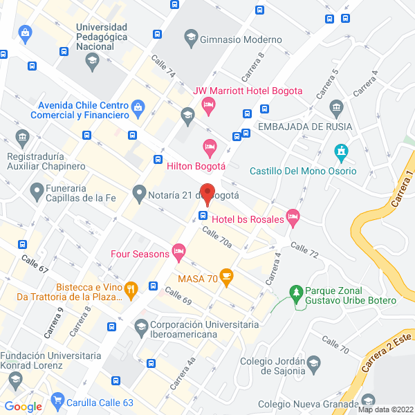 Mapa de Baltra Ltda.