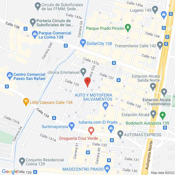 Mapa de Billares Master Pool