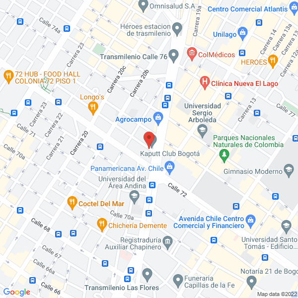 Mapa de Bogotana De Iluminación
