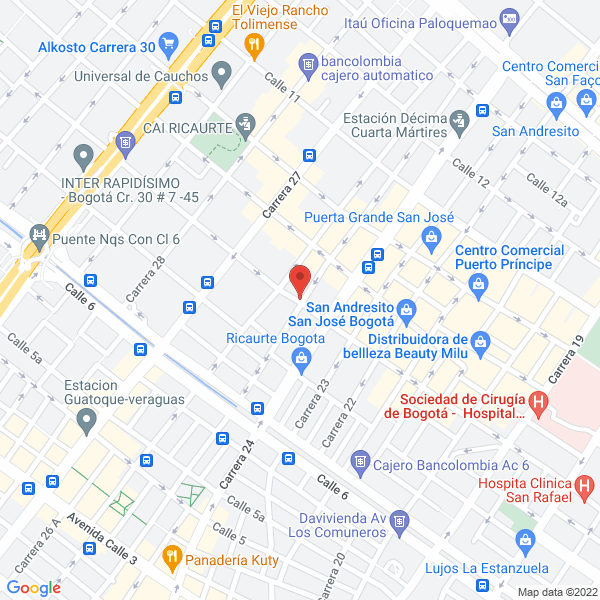 Mapa de Billares Totogol