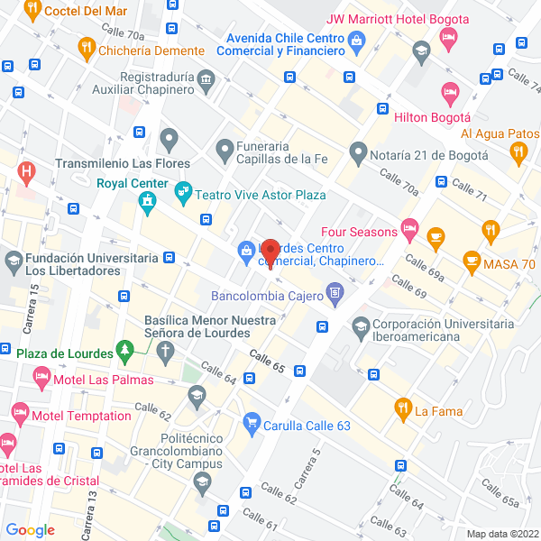 Mapa de Biotelca S.A.