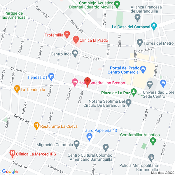 Map of Asociación Internacional De Carga Asointercar S.A.S.