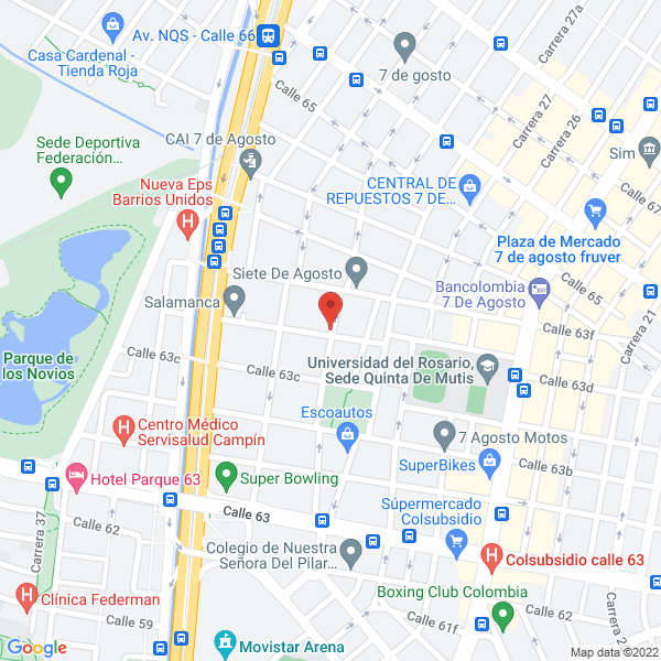 Mapa de B & M Fibras