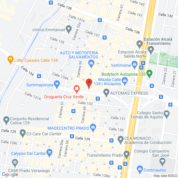 Mapa de B & M Latas Y Repuestos