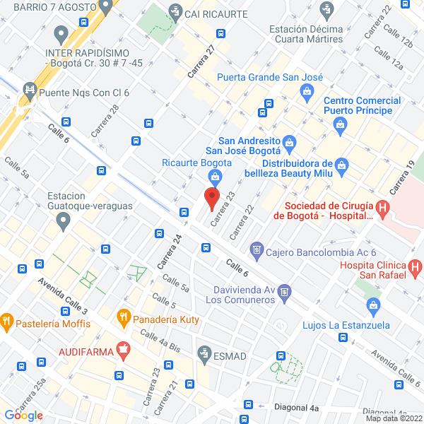 Mapa de B.I.C.