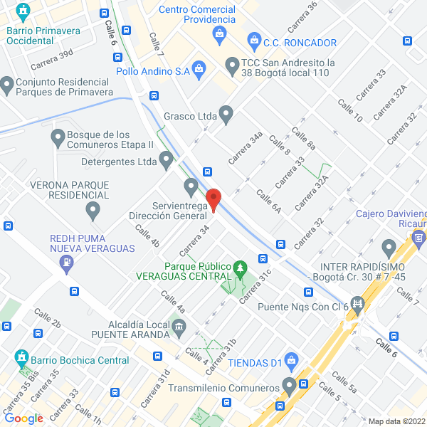 Mapa de C.I. Alpo S.A.