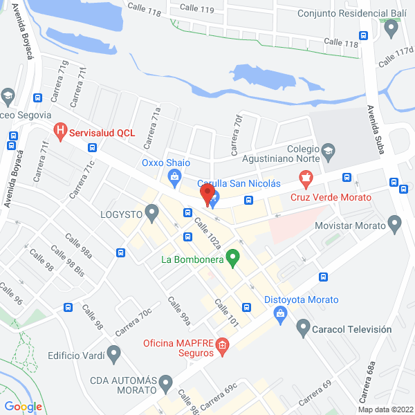 Mapa de Cafe Internet 0 Estress