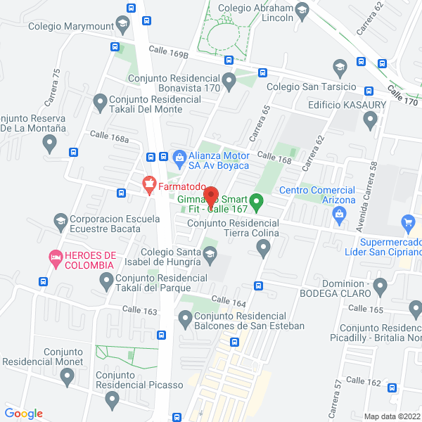 Mapa de Calima