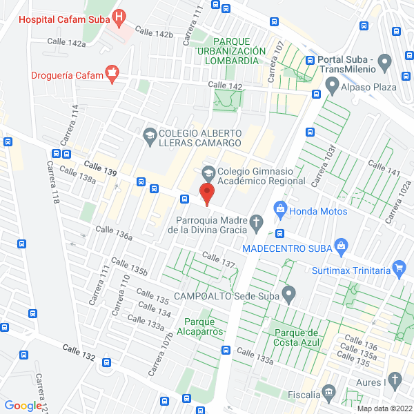 Mapa de Calitortas