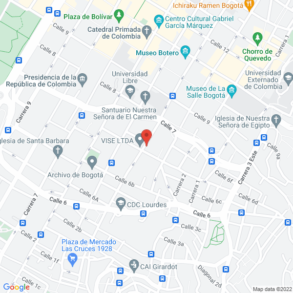 Mapa de Liceo Nuevo Mundo