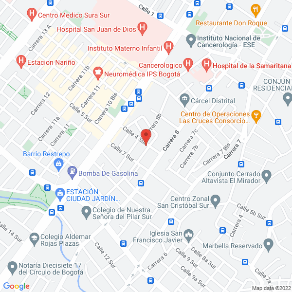 Mapa de Colegio Carlos Castro Saavedra Dr