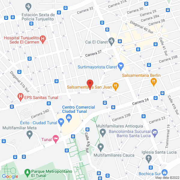 Mapa de Colegio Cristiano De Colombia