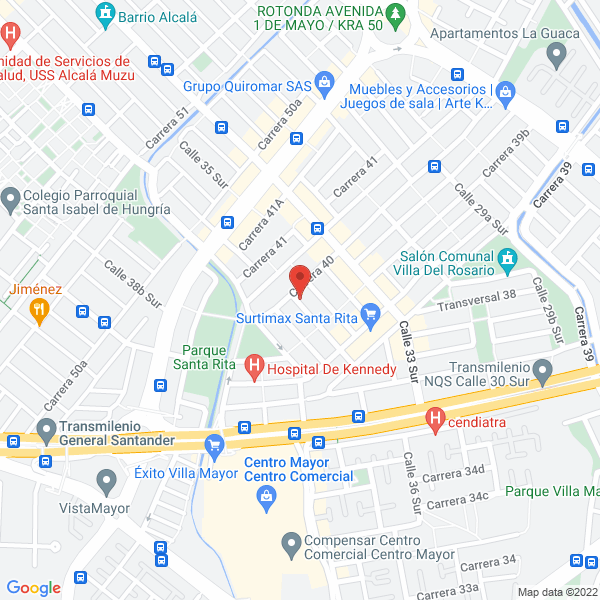 Mapa de Granem S.A.S