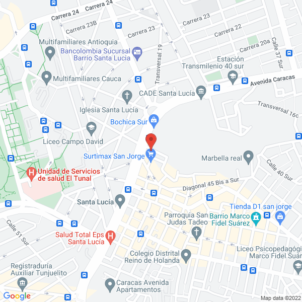 Mapa de Colegio Cenat