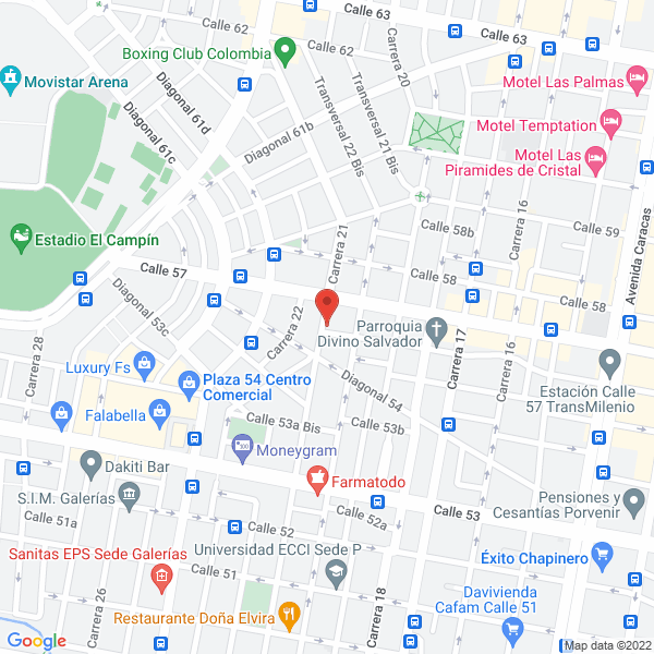 Mapa de Colegio Cedap