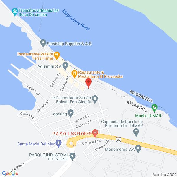 Map of Fundacion Social Emanuel Dios Con Nosotros