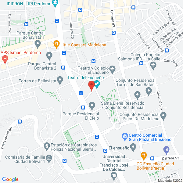 Mapa de Myf Consultores S.A.S