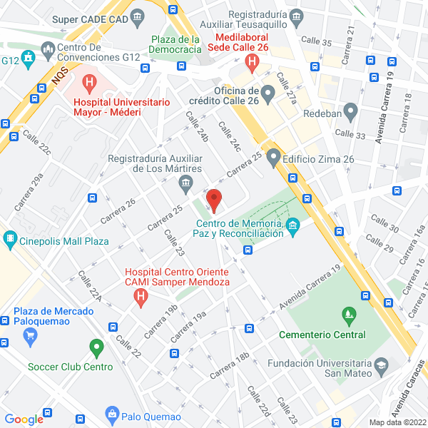 Mapa de Taller Psicopedagogico Mis Pequeños Artistas