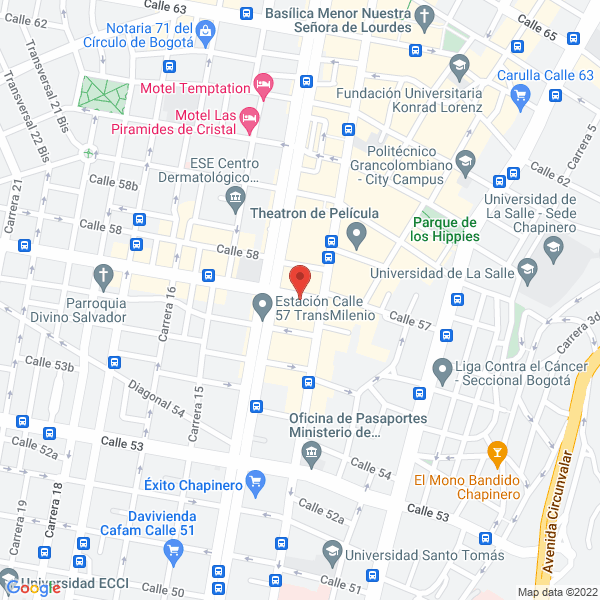 Mapa de Club Chapinero