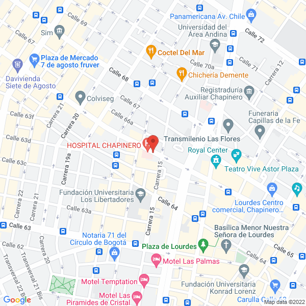 Mapa de Cami Chapinero