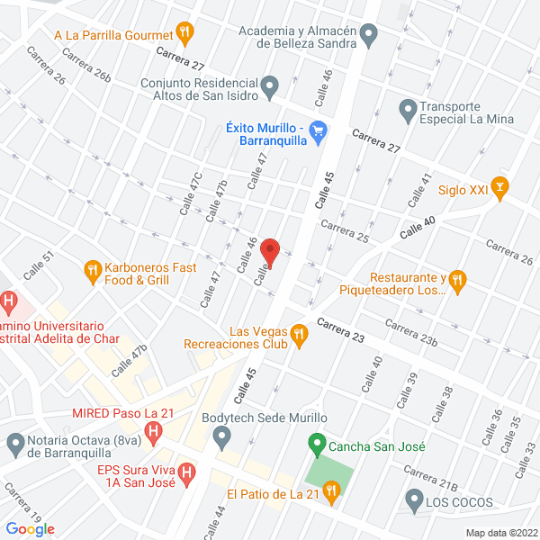 Map of Refrigeracion Irarte