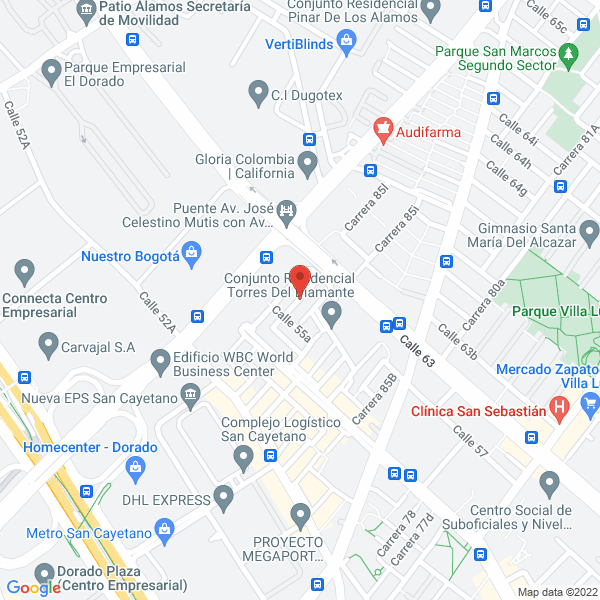 Mapa de Chardey Eventos