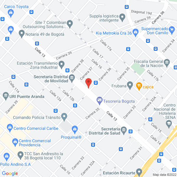 Mapa de La Casona Parrilla