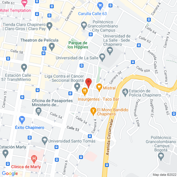 Mapa de La Castaña Pasteleria Artesanal