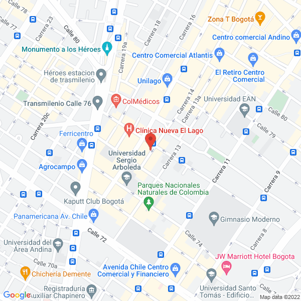 Mapa de Torrás Abogados