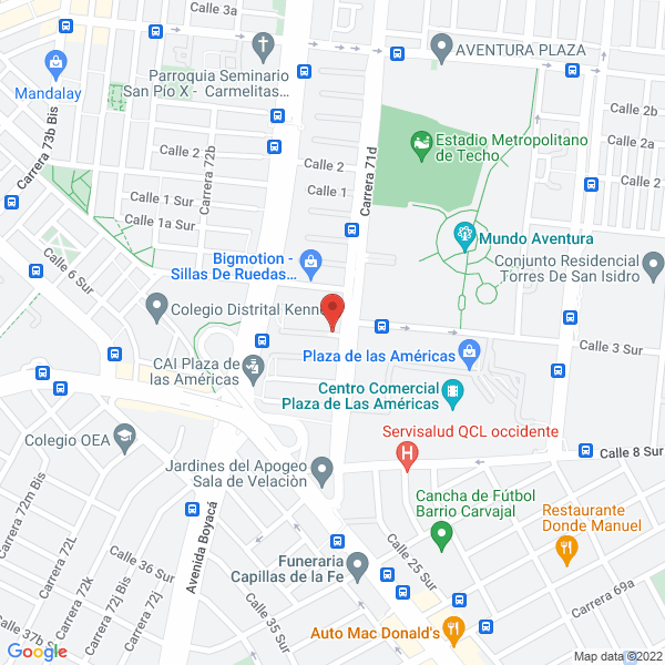 Mapa de 3D Inversiones S.A.S.