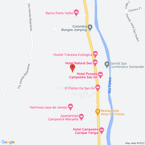 Map of Hotel Bell Spa